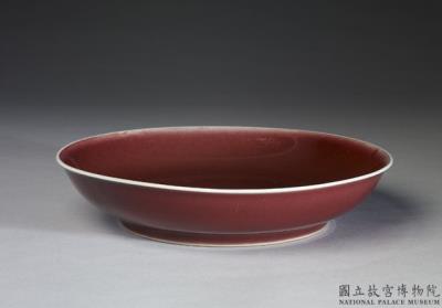 图片[2]-Dish with copper red glaze, Qing dynasty, Qianlong reign (1736-1795)-China Archive